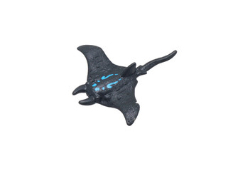 Toy plastic sea stingray.