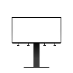 Billboard Mockup Vector Illustration Isolated