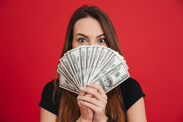 Close up portrait of a young girl