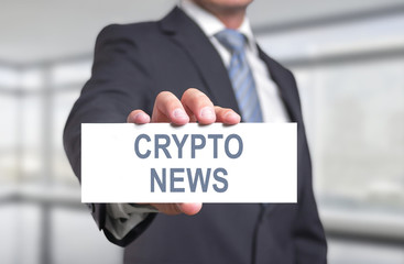 Obraz premium CRYPTO NEWS