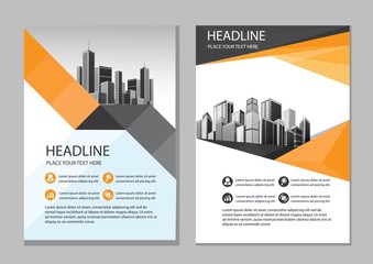 design cover book brochure flyer layout annual report business template