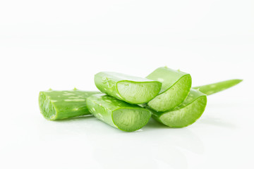 Aloe Vera On a white background
