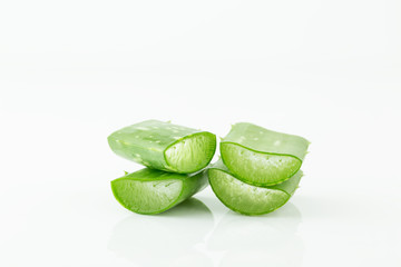 Aloe Vera On a white background