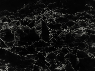 Black marble texture and background.