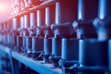 Electrical equipment. Electricity cable and crimper. Electricity meter