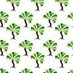 Palm seamless pattern