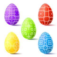 Easter vector illustration with egg