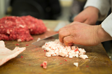 Fresh meat from the butcher