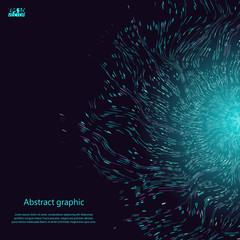 Abstract star background with defocused lights. Eps10 Vector illustration.