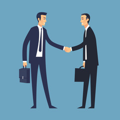 Business Deal Vector Illustration
