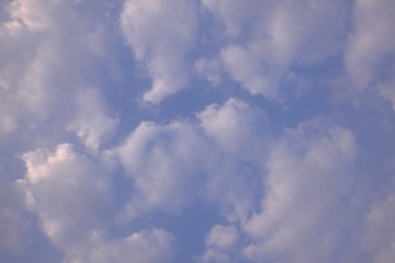 Blue sky and cloud background abstract 