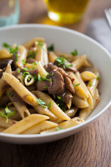 Pasta with mushroom sauce