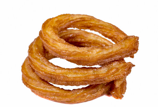 Traditional delicious Turkish desserts; ring dessert, halka tatli