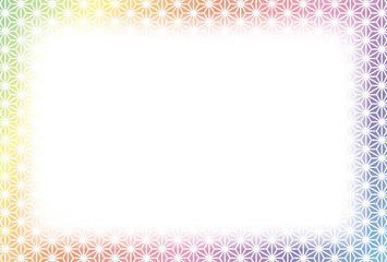 #Background #wallpaper #Vector #Illustration #design #free #free_size #charge_free #colorful #color rainbow,show business,entertainment,party,image  背景素材壁紙,和風,文様,麻の葉柄,伝統模樣,パターン,コピースペース,年賀状,はがきテンプレート