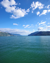 lac du bourget en savoie - rive nord