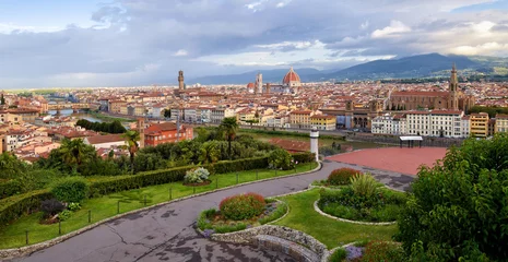 Fotobehang Panoramic view of  Florence in Italy © Václav Mach