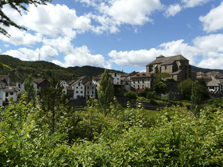 Fototapeta na wymiar Pueblo de Ansó (Huesca)