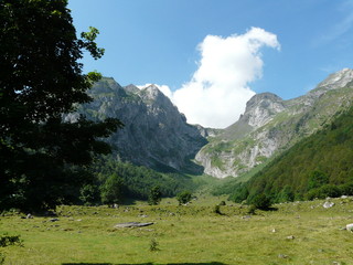 Fototapeta na wymiar Valle de la Artiga de Lin. Arán