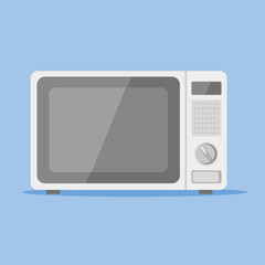 Microwave oven vector illustration isolated
