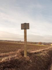 old antique retro farm sign no permission fined field private property