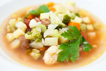 Italian Minestrone soup