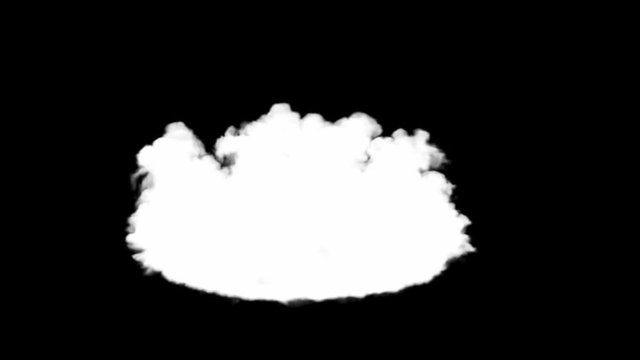 explosion with alpha channel