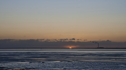 Power Plant in the Sunset