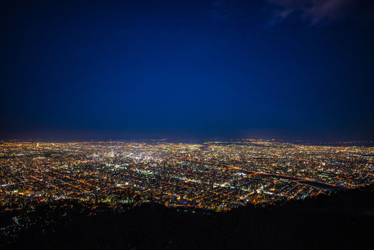 Night View Of Sapporo City