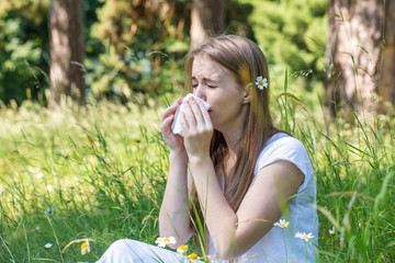 Woman in the meadow