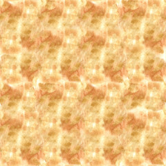 Seamless golden beige texture with brush strokes: a canvas with pale paint marks a