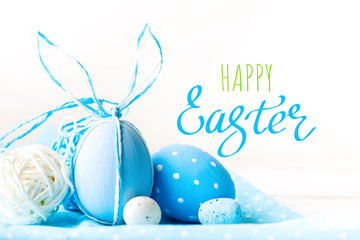 Happy Easter. Congratulatory easter background.
