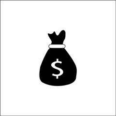 Vector flat icon money dollars