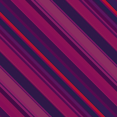 Diagonal stripes pattern, seamless texture background. Ideal for printing onto fabric and paper or decoration. Dark purple color.