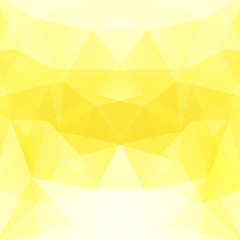 Abstract geometric style yellow background. Vector illustration