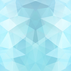 Abstract geometric style pastel blue background. Vector illustration