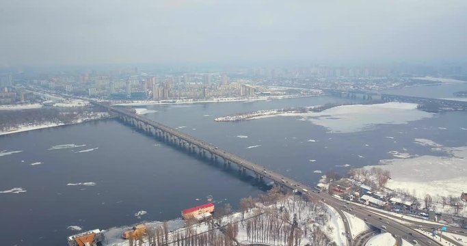 Kiev bird's-eye view, Ukraine