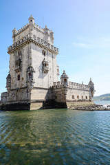 Fototapeta na wymiar Tower of Belén - Lisbon, Portugal.