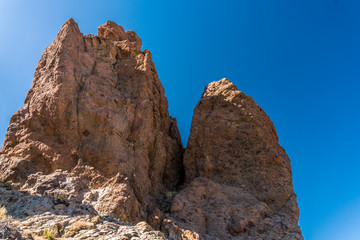 Felsen aus Lava-Gestein vom Vulkan Teide auf Teneriffa