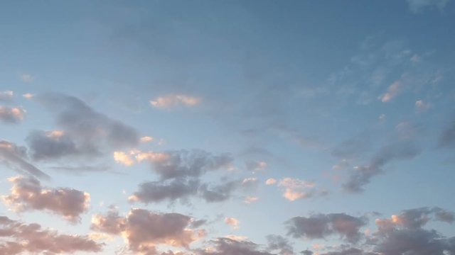 Clouds Sunset Timelapse