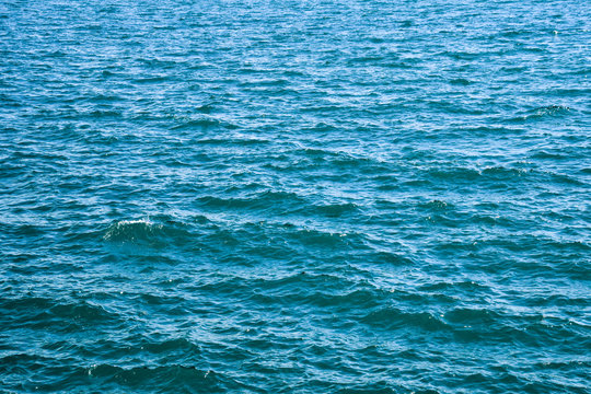 Sea waves, background sea water, sea surface