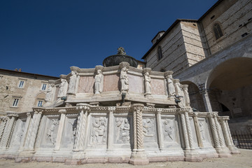Obraz premium Historic buildings in Perugia