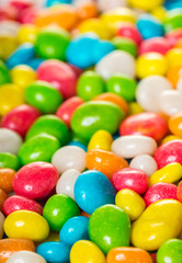 Fototapeta na wymiar round candy in multicolored glaze