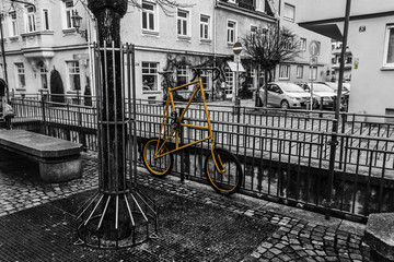 Yellow bike