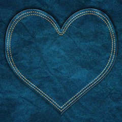 Blue Jeans Heart