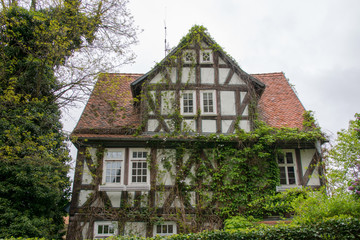 Fototapeta na wymiar Fachwerkhaus in Butzbach, Hessen