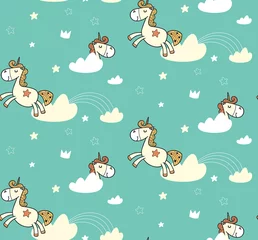 Niedliches Muster für Kinder, Mädchen und Jungen. Vektor-Illustration. Es kann verwendet werden, um Drucke, Verpackungen, Einladungen, einfache Designs, Geschenkverpackungen, festliche Dekoration, Kleidung, Taschen, Kissen, Postkarten und Tassen zu erstel © Hanna