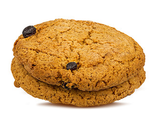Cookies isolated on white background with clipping path
