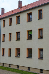 Fototapeta premium Apartment house from the 60s in Germany