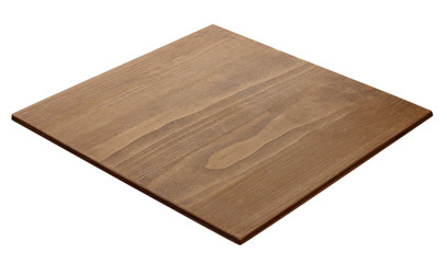old wooden board isolated on white background