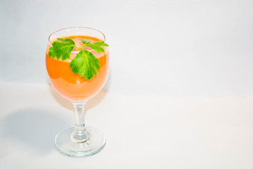 healthy sports nutrition carrot juice